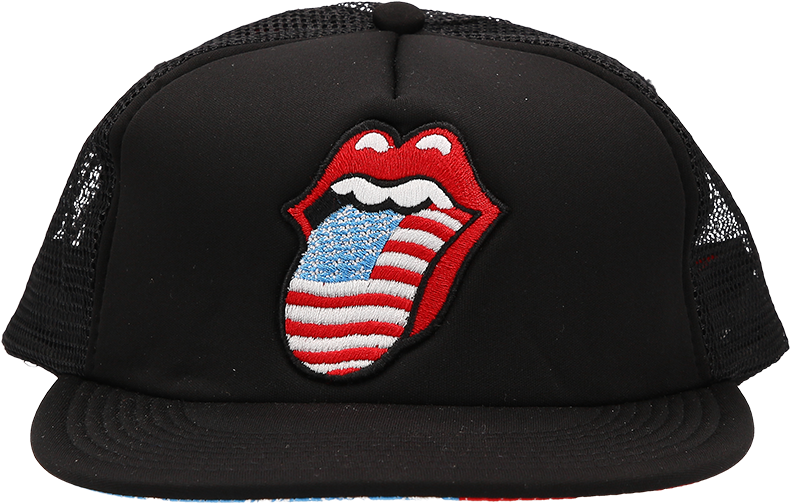 Rolling Stones Zip Code Stars And Stripes Trucker Hat - Baseball Cap (1000x1000), Png Download
