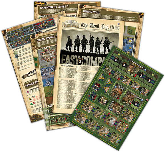 Montage Gazette Juin - Heroes Of Normandie Gazette 3 (600x568), Png Download