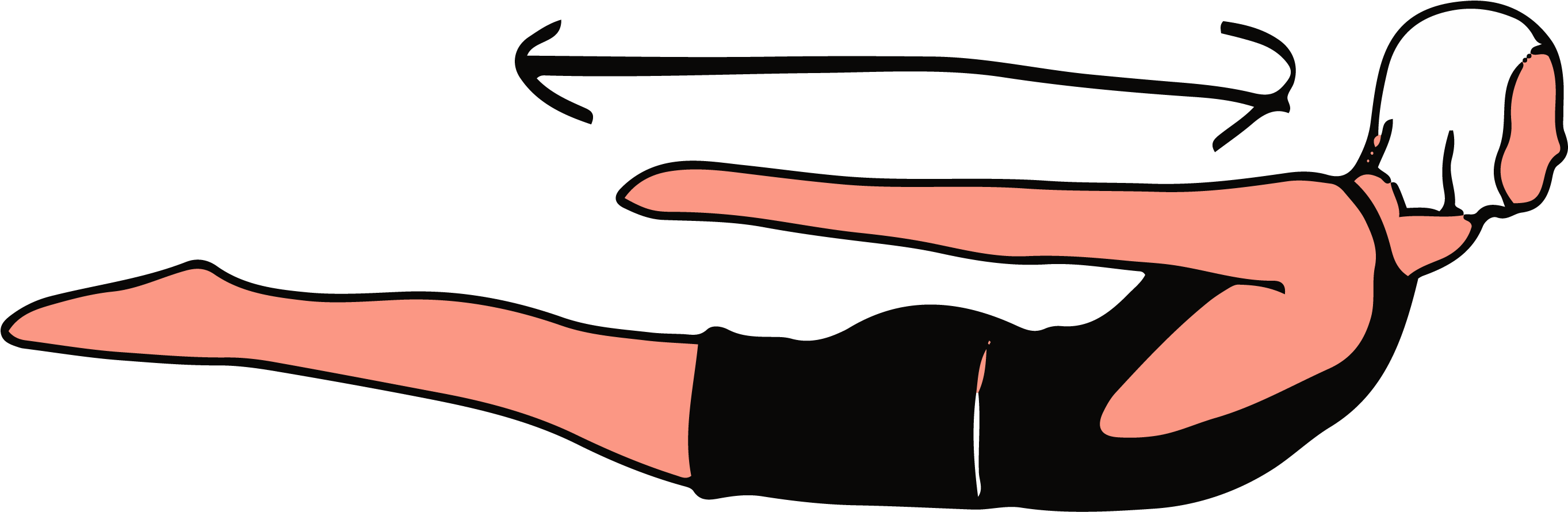 #6 Locust Pose Or Seal Pose (3000x2121), Png Download