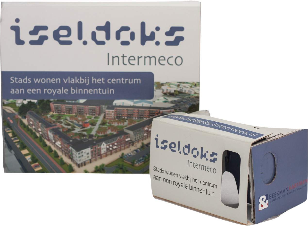 Google Cardboard Bedrukken Iseldoks - Carton (1299x951), Png Download