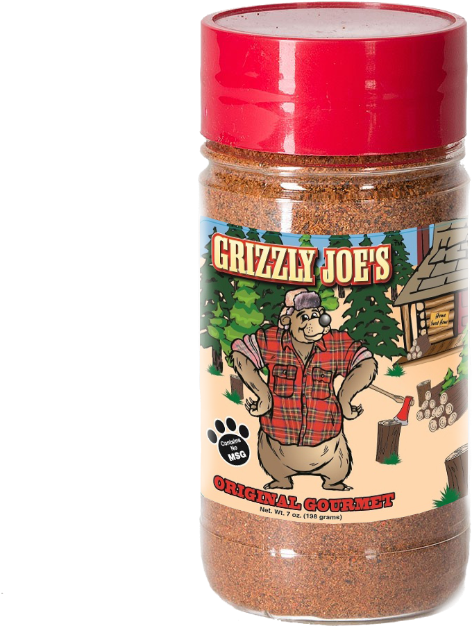 Grizzly Joe's Original Gourmet All Purpose Seasoning - Grizzly Joe's Seasoning (1000x1000), Png Download