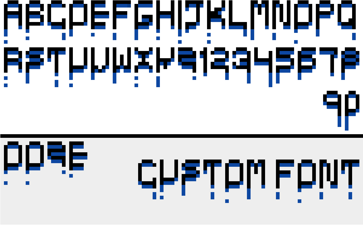 Custom Font Template (1200x840), Png Download