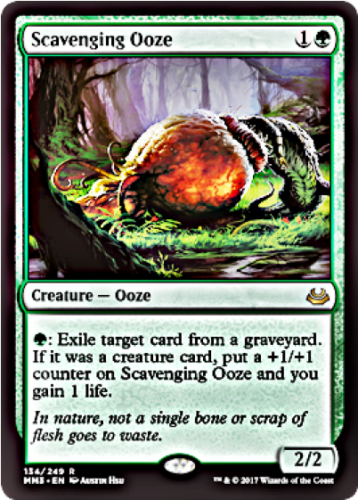 Scavenging Ooze Modern Masters 2017 English Foil - Magic Craterhoof Behemoth (560x560), Png Download