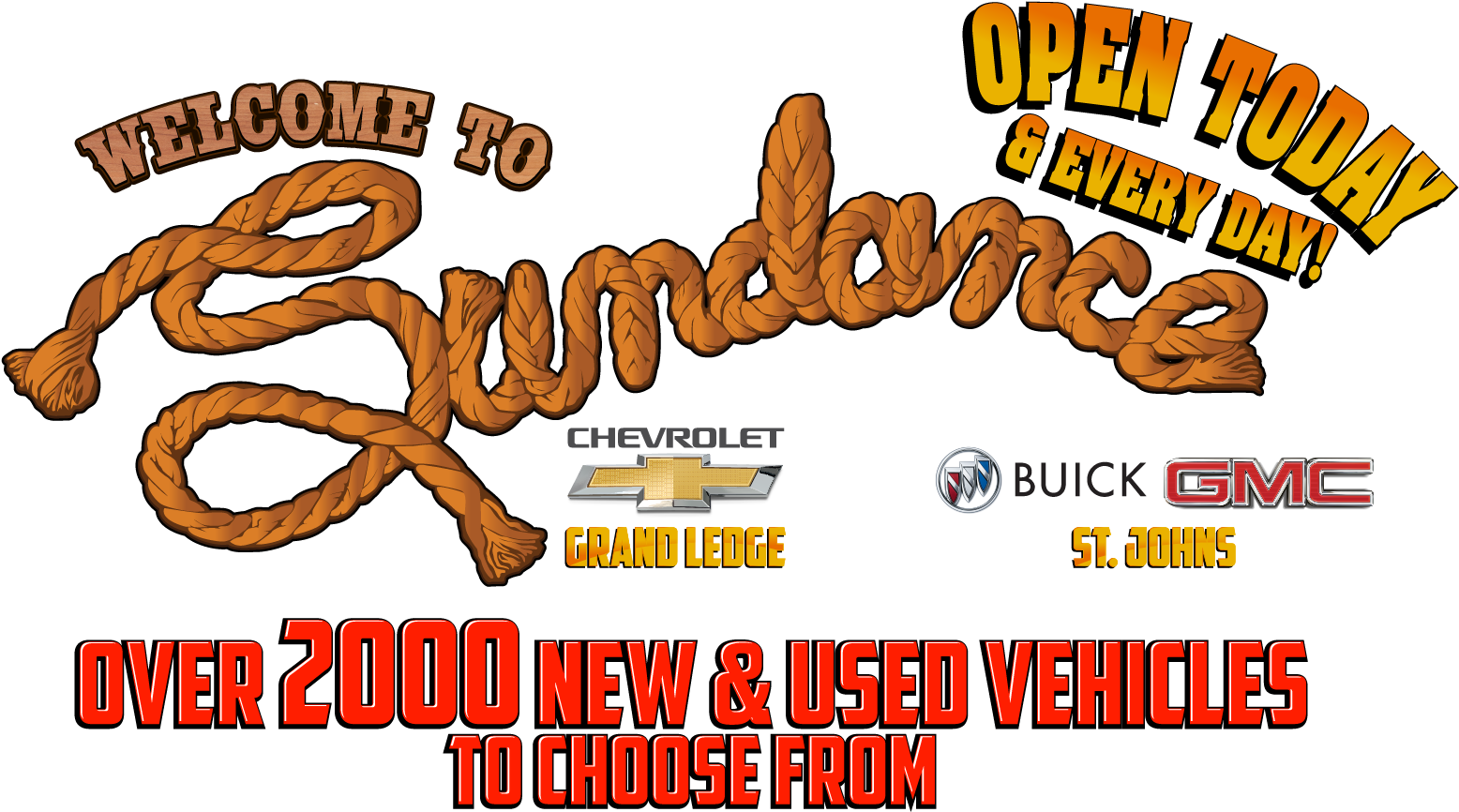 Sundance Chevrolet Buick Gmc Main Text - Buick (1555x1126), Png Download