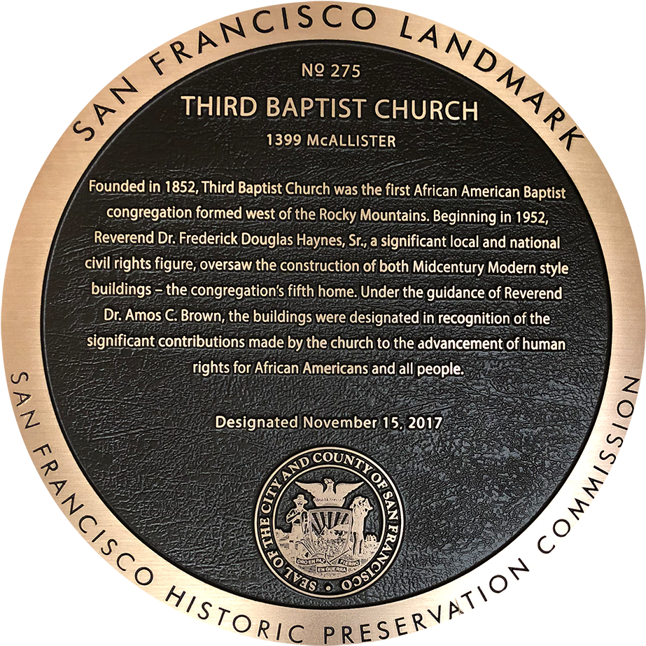 Third Baptist Landmark Dedication - Commemorative Plaque (1000x978), Png Download