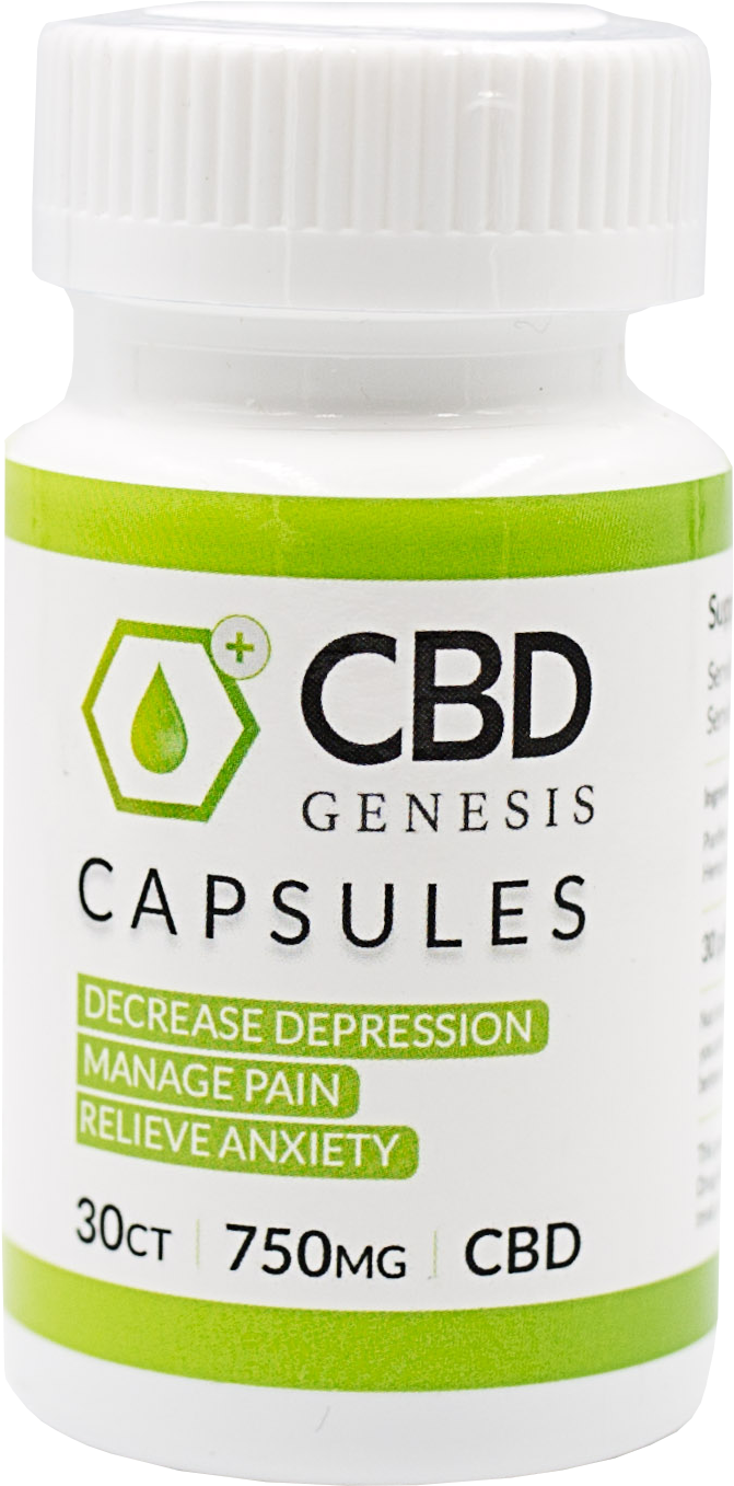 Cbd Genesis Capsules - Medical (1894x2184), Png Download