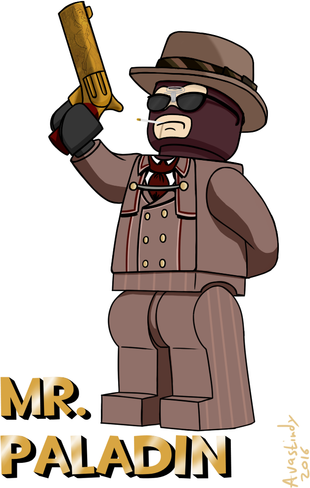 23 Dec - Lego Mr Paladin (654x1040), Png Download