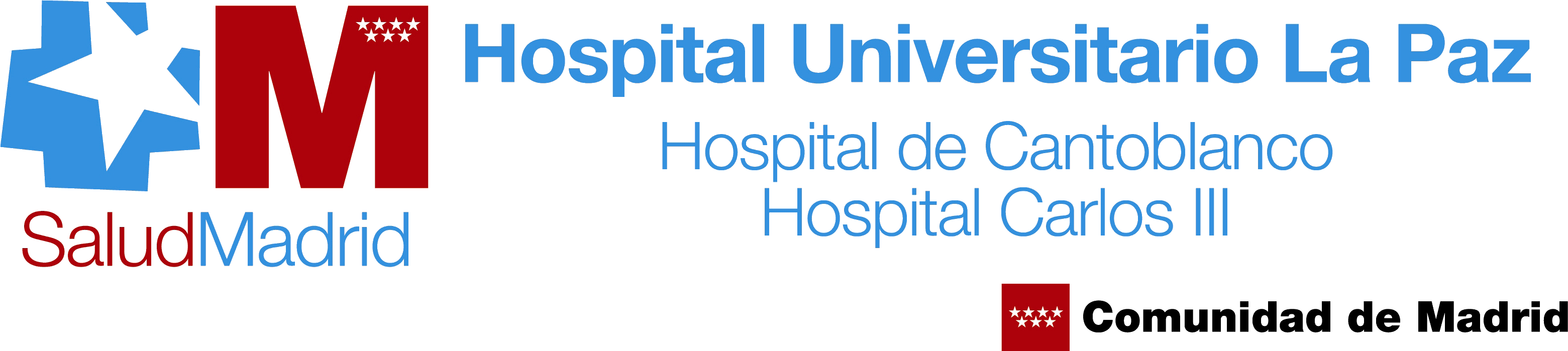 Hospital Universitario De La Paz - Hospital La Paz Madrid Logo (3121x699), Png Download