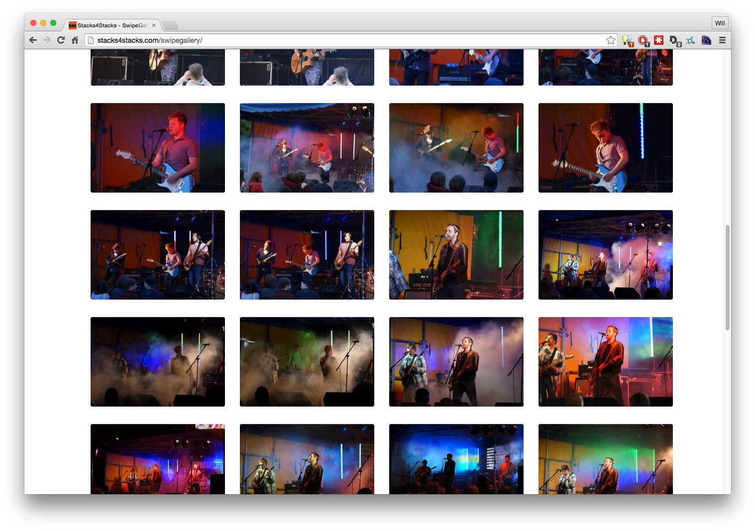 Introducing Swipegallery For Stacks - Collage (1532x1078), Png Download