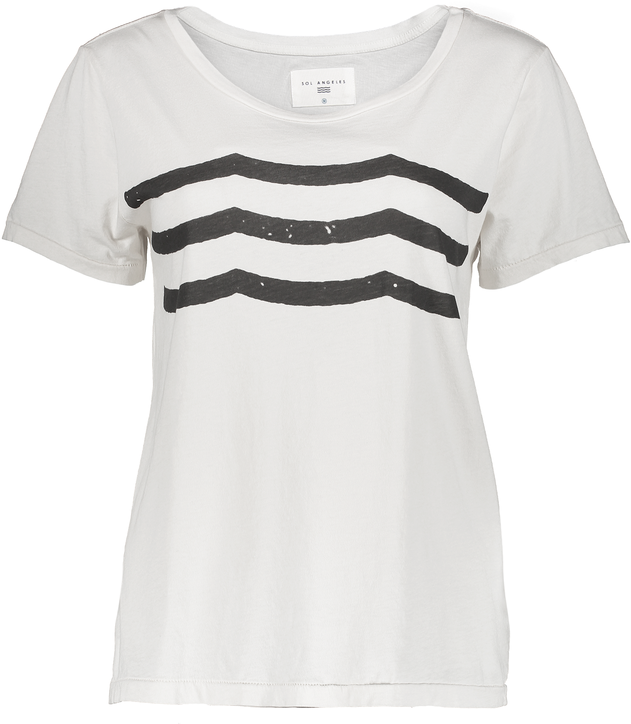Ss Waves Crewneck T-shirt White - Blouse (1280x1920), Png Download