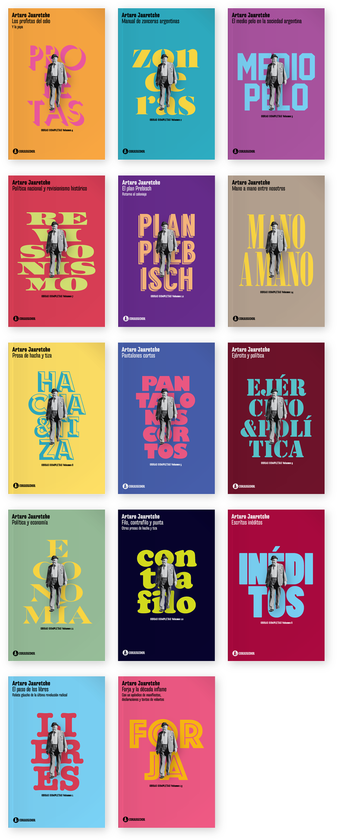 Obras Completas De Arturo Jauretche On Behance Sistema - Obras Completas Jauretche (1200x2876), Png Download