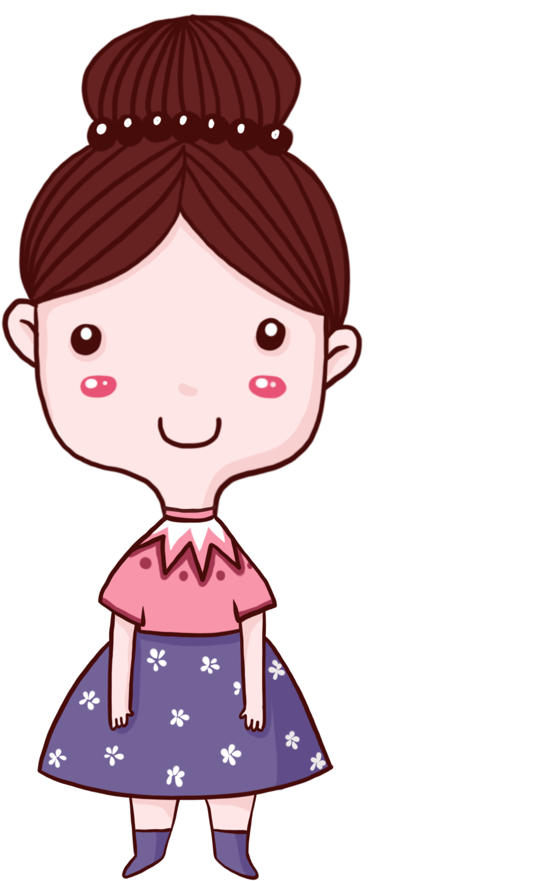Personajes Dibujados A Mano De Dibujos Animados Apertura - Cartoon (2000x2000), Png Download