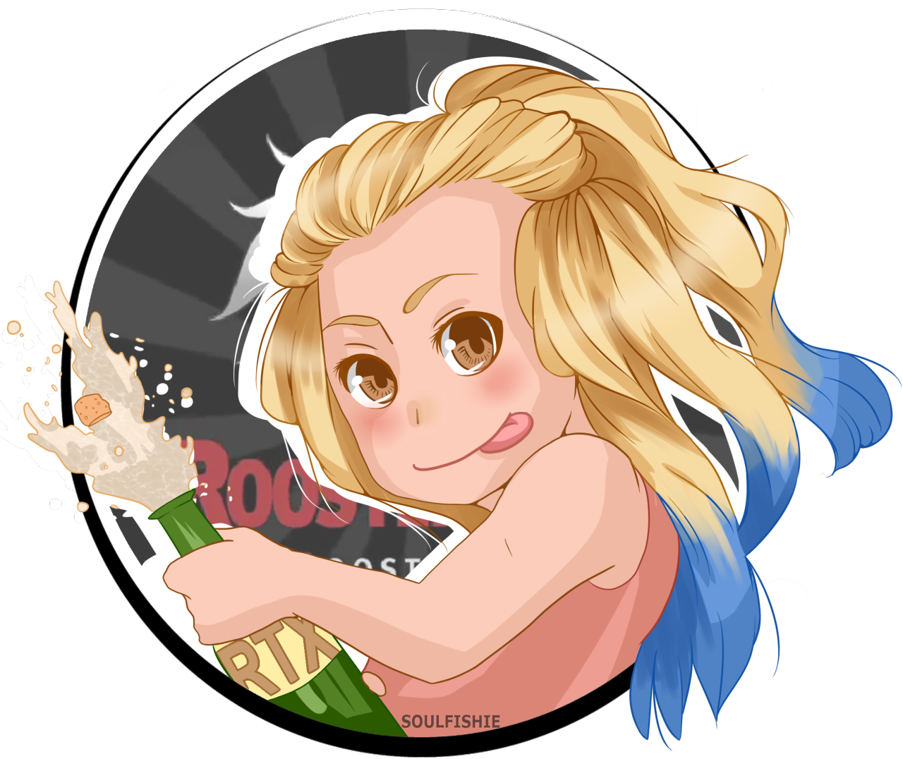 “ladies Of Rooster Teeth - Cartoon (1280x1076), Png Download