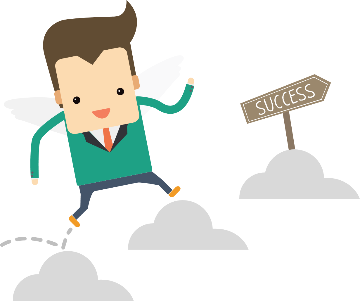 We Aim To Provide A Rich Virtual Educational Program - Clip Art Success (1232x1030), Png Download