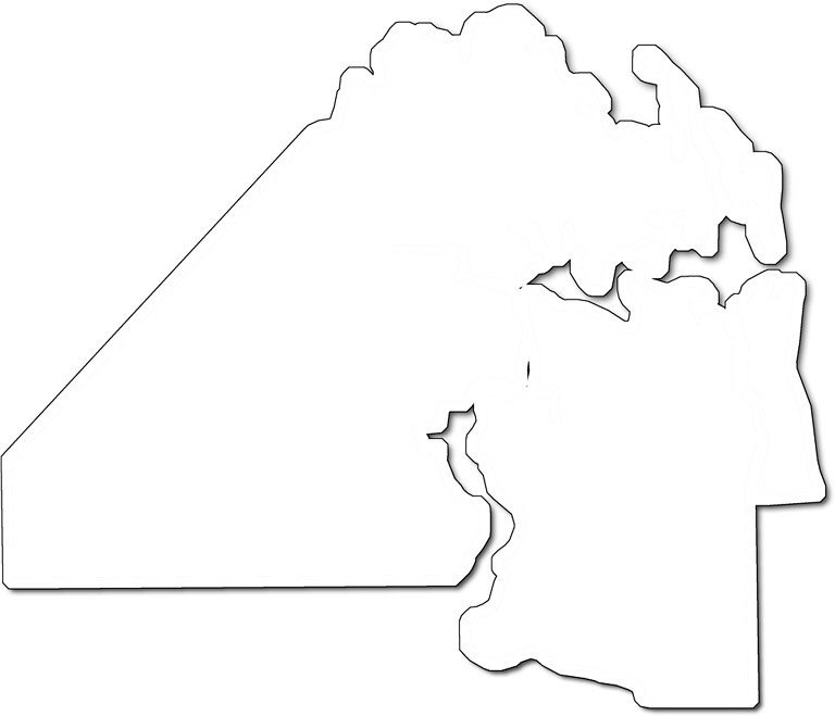 A Map Of Duval With An Outer Shadow Around The Map - Illustration (768x659), Png Download