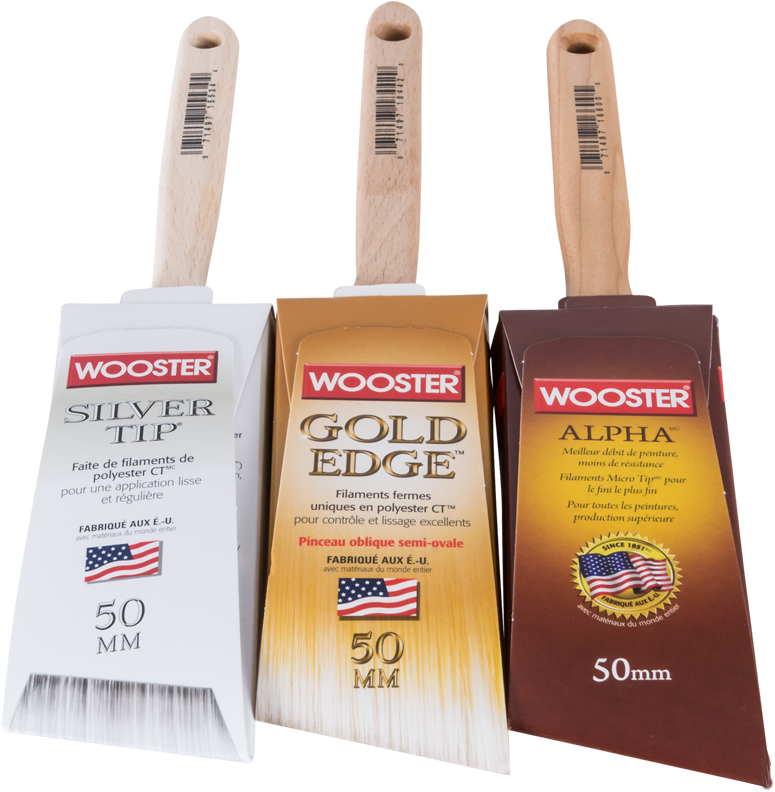 Wooster 50mm Angle Sash Brushes - Label (785x800), Png Download