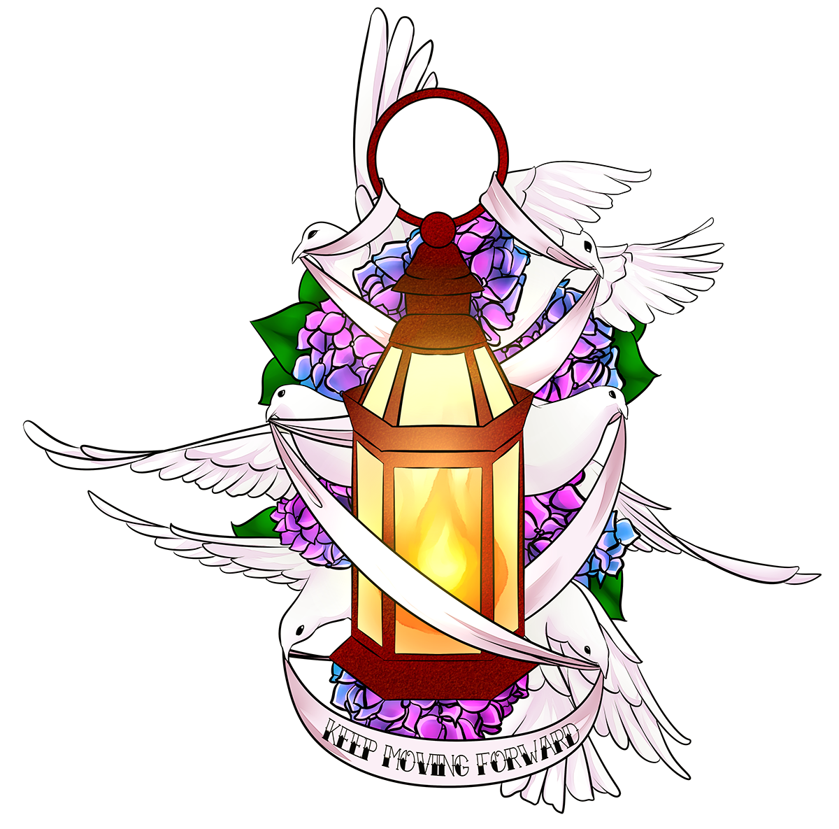 A Tattoo Commission I Did For A Close Friend About - Illustration (1200x1185), Png Download