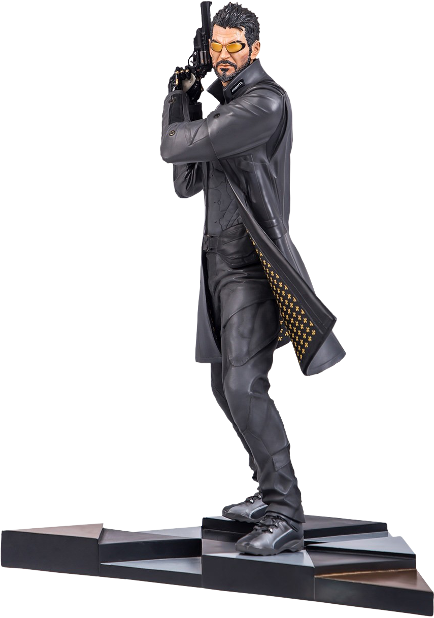 Mankind Divided - Deus Ex Mankind Divided Adam Jensen Statue (895x1261), Png Download