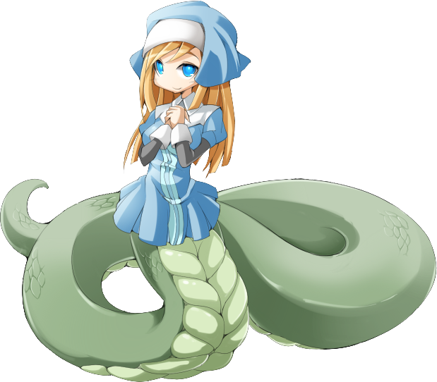 Cute Lamia (619x542), Png Download