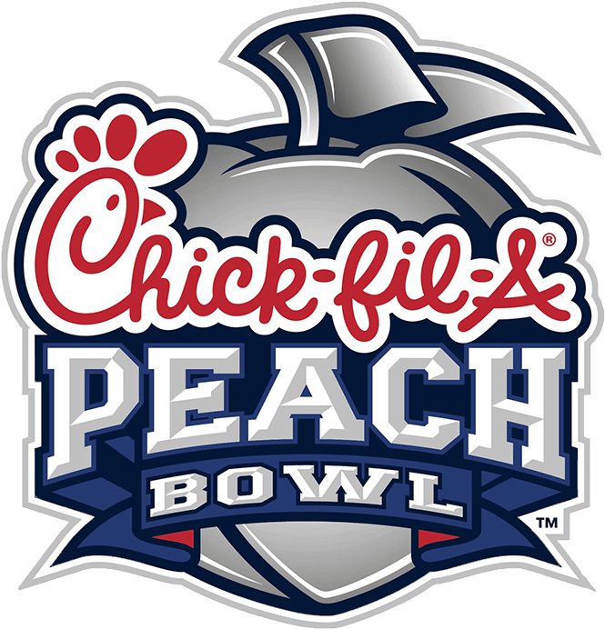 Tournaments Chick Fil A Peach Bowl Challenge - Chick Fil A Peach Bowl Logo (1525x720), Png Download