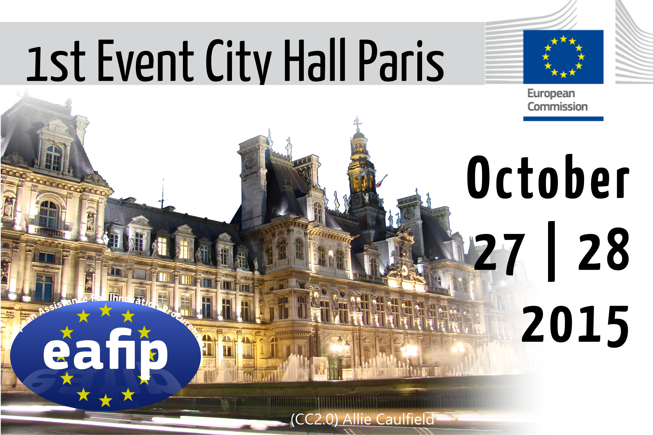 1st Major Eafip Event Paris - Hôtel De Ville (2128x1416), Png Download