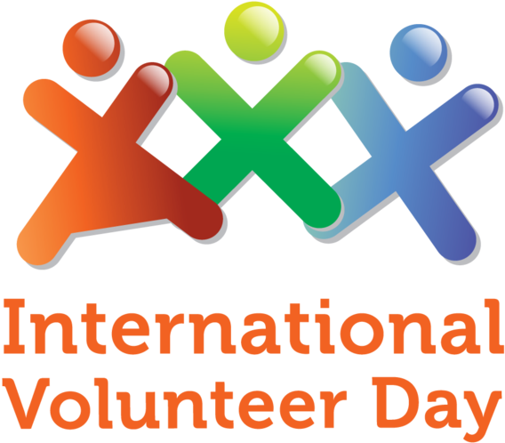 International Volunteer Day 2018 Theme (600x529), Png Download