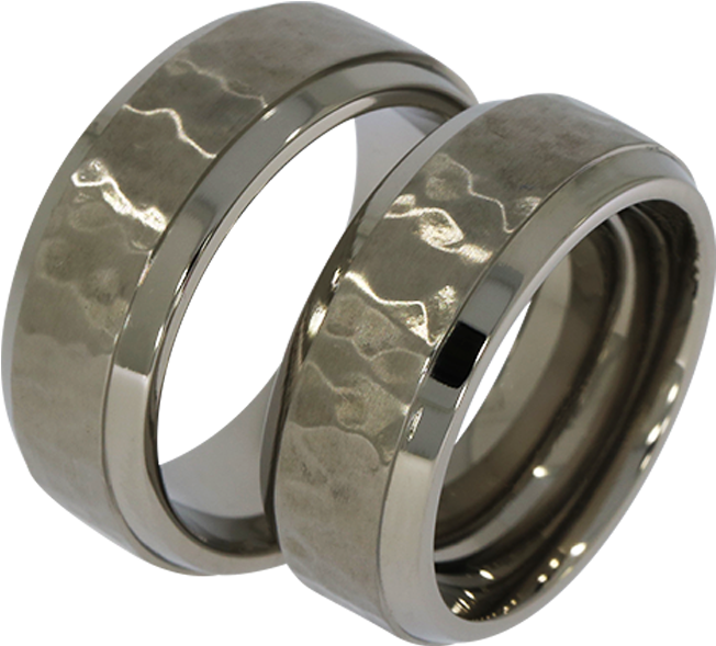 2 Unisex Titanium Rings - Titanium Ring (800x600), Png Download