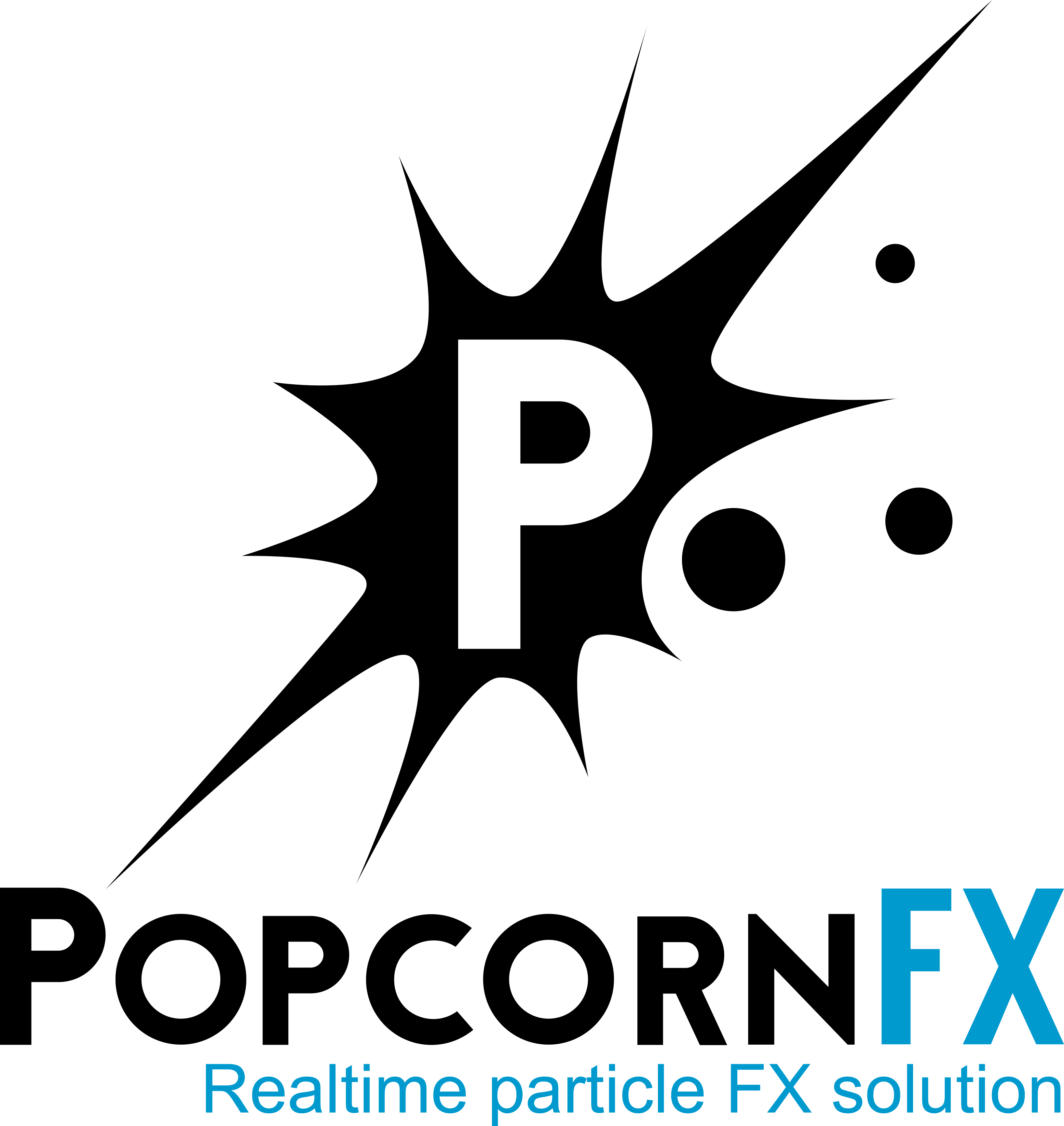 Popcornfx Logo - Popcornfx (3270x3460), Png Download