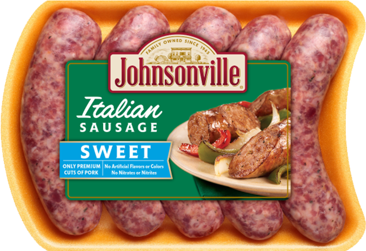 Great Deal On Johnsonville Sausage - Johnsonville Sweet Italian Sausage (800x500), Png Download