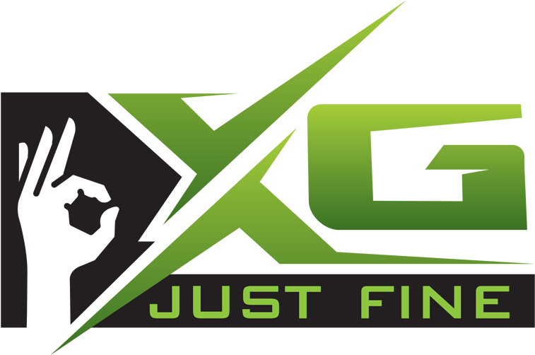 Xg-just Fine Green - Graphic Design (800x501), Png Download