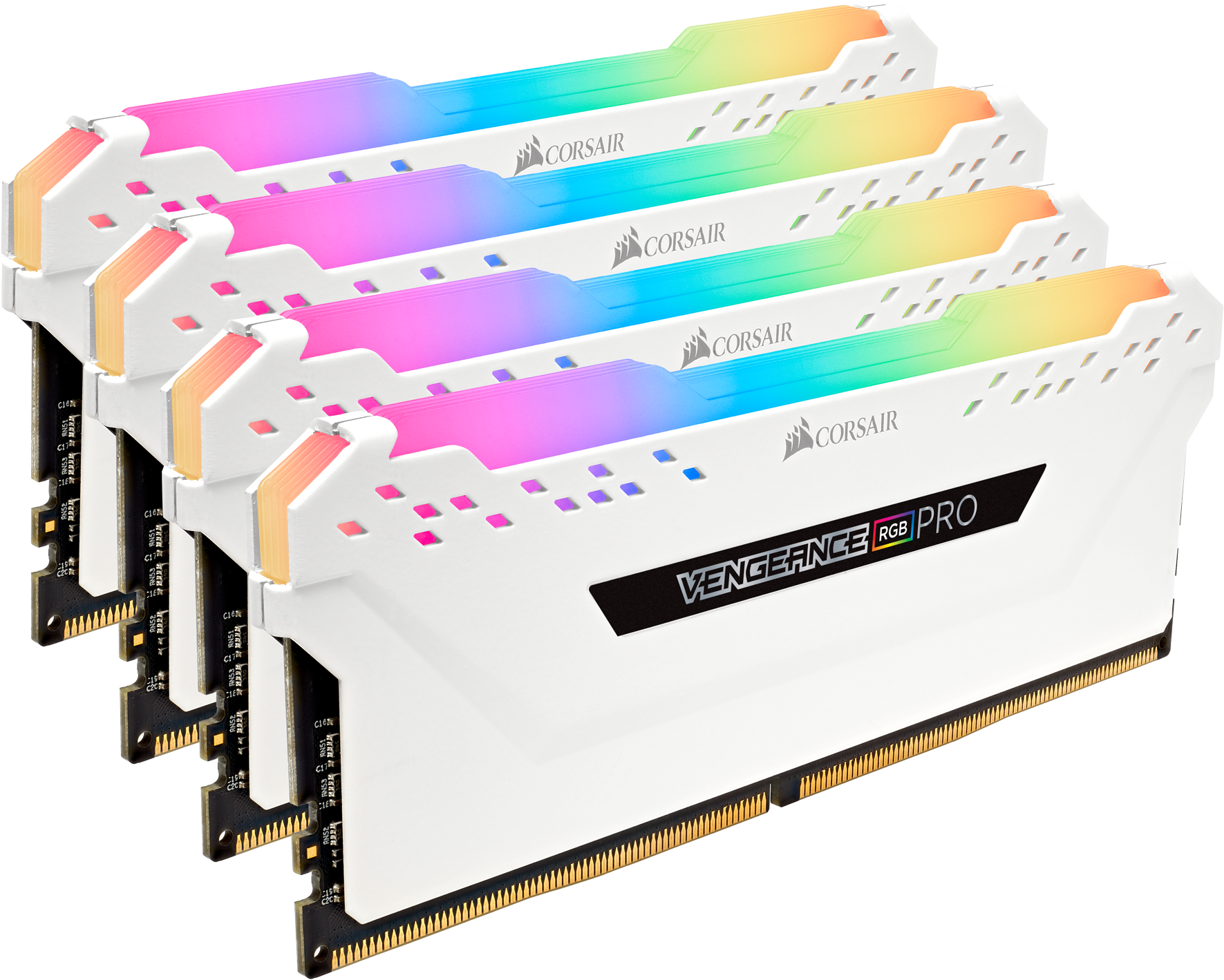 Officially Mentioned In The Table From Corsair's Pre-release - Corsair Vengeance Pro Rgb Ram (1800x1466), Png Download