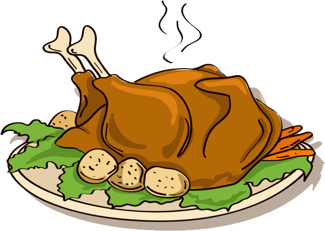 We Connects People With The Best Restaurants Around - 感恩 節 火 雞 (650x686), Png Download