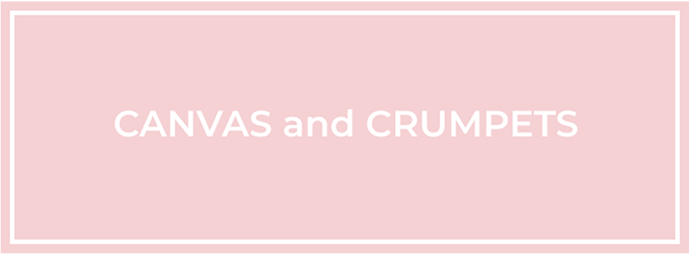 Canvas And Crumpets Logo - Carmine (1000x563), Png Download