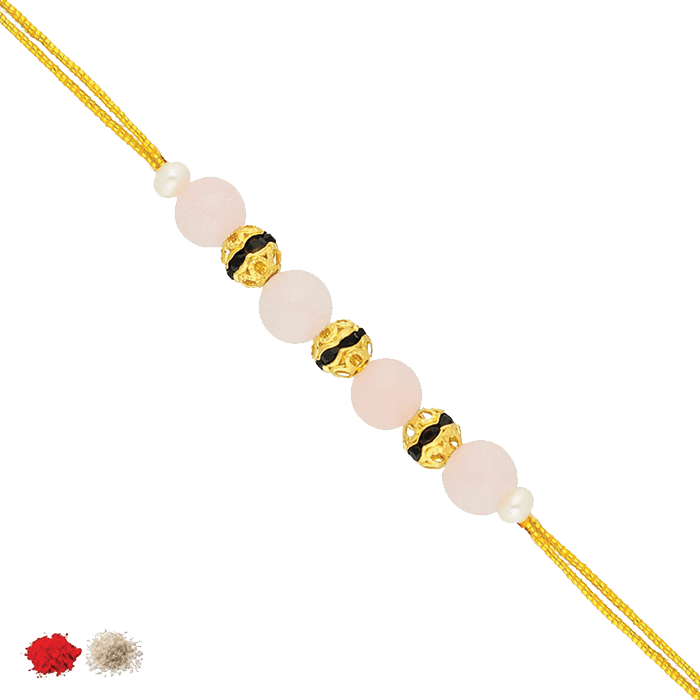 Sri Jagdamba Pearls Esteem Freshwater Pearl Rakhi - Bead (700x700), Png Download