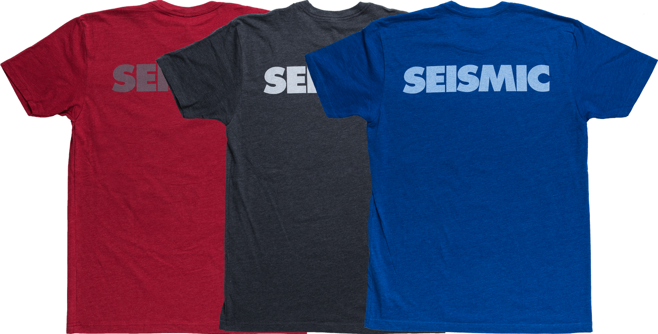Men's Short Sleeve T Shirt - Seismic (1333x677), Png Download