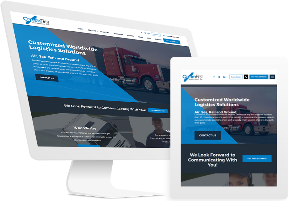 Custom-web Design - Online Advertising (954x647), Png Download