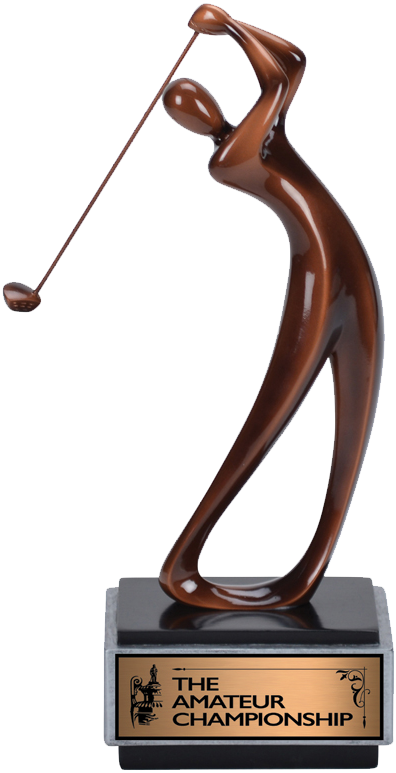 435 X 800 0 - Golf Resin Trophy (435x800), Png Download