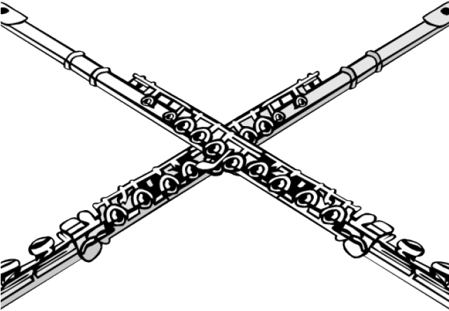 Marching Band Flute Clipart (640x480), Png Download