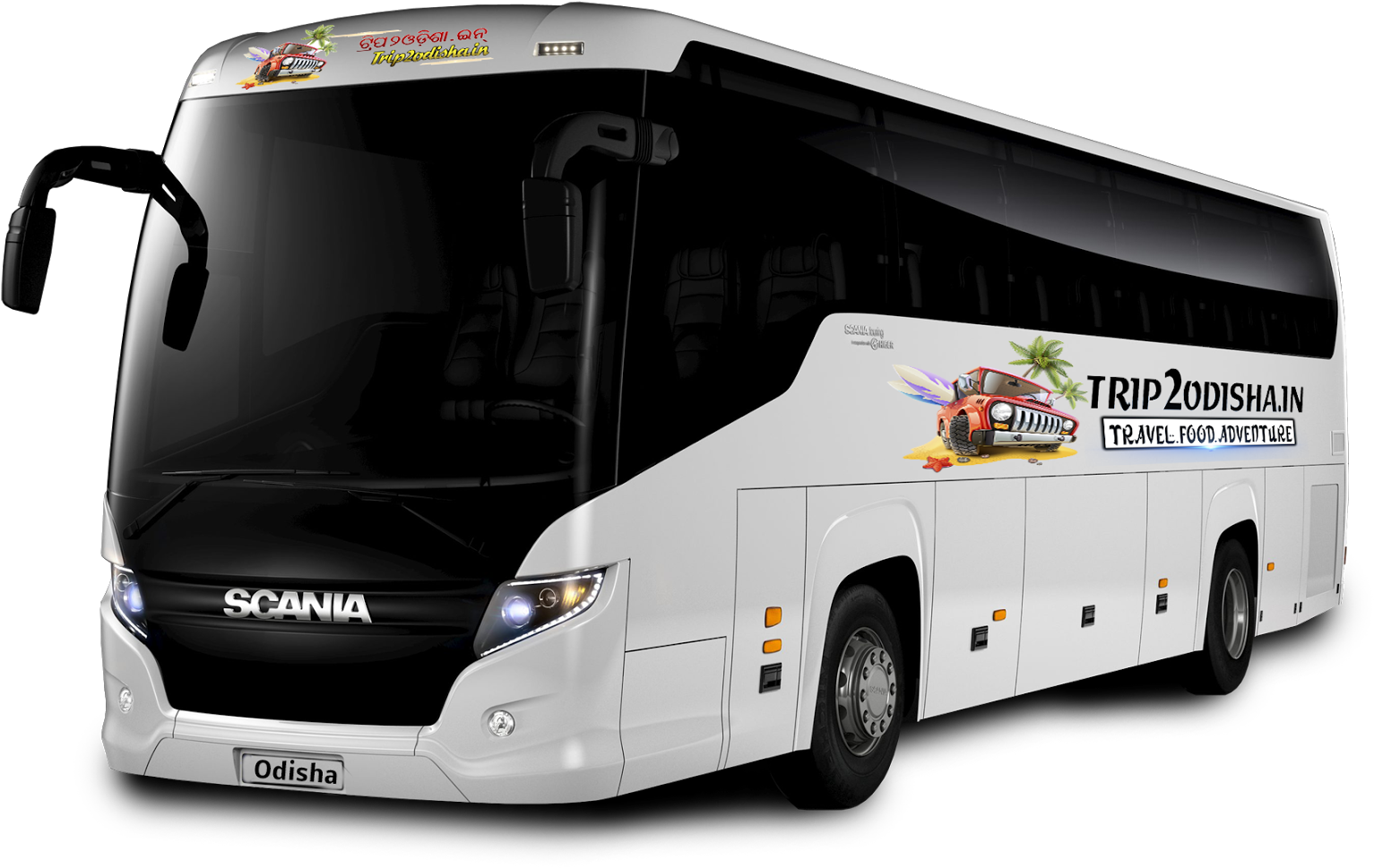 The Temple Is Located Near Chandanpur In Puri District - Autobus Png (1600x999), Png Download