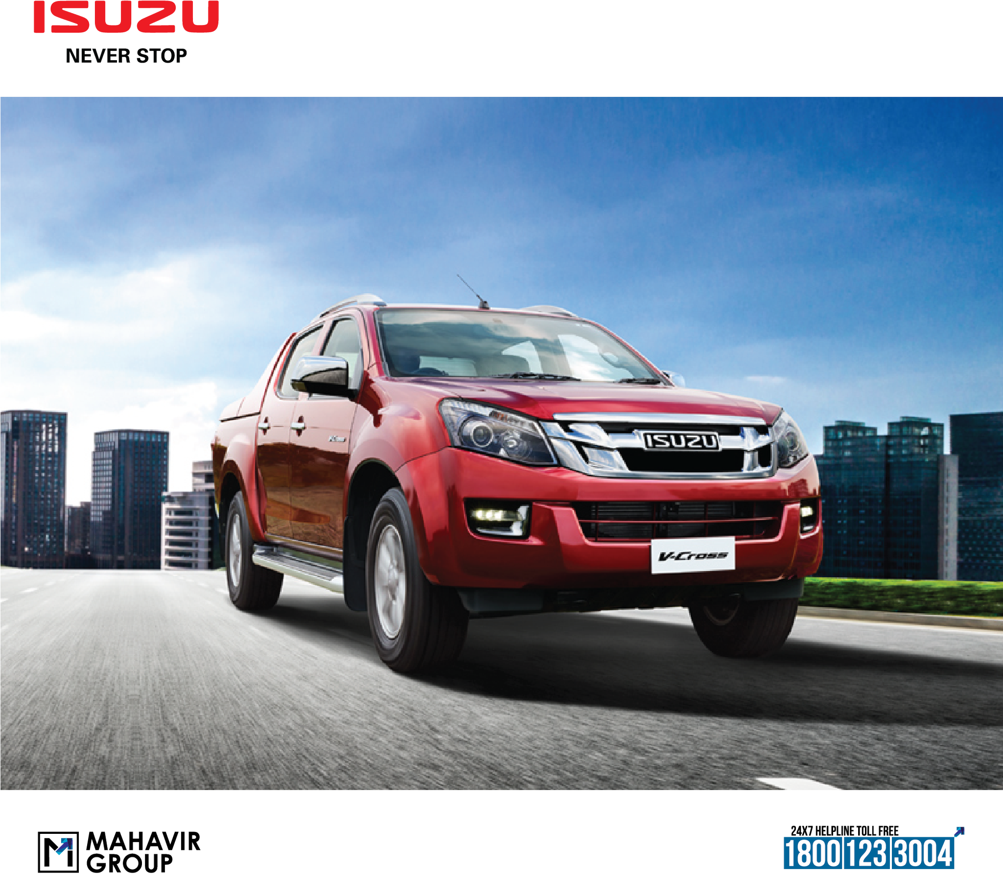Isuzu On Twitter - Isuzu D-max (2048x1886), Png Download