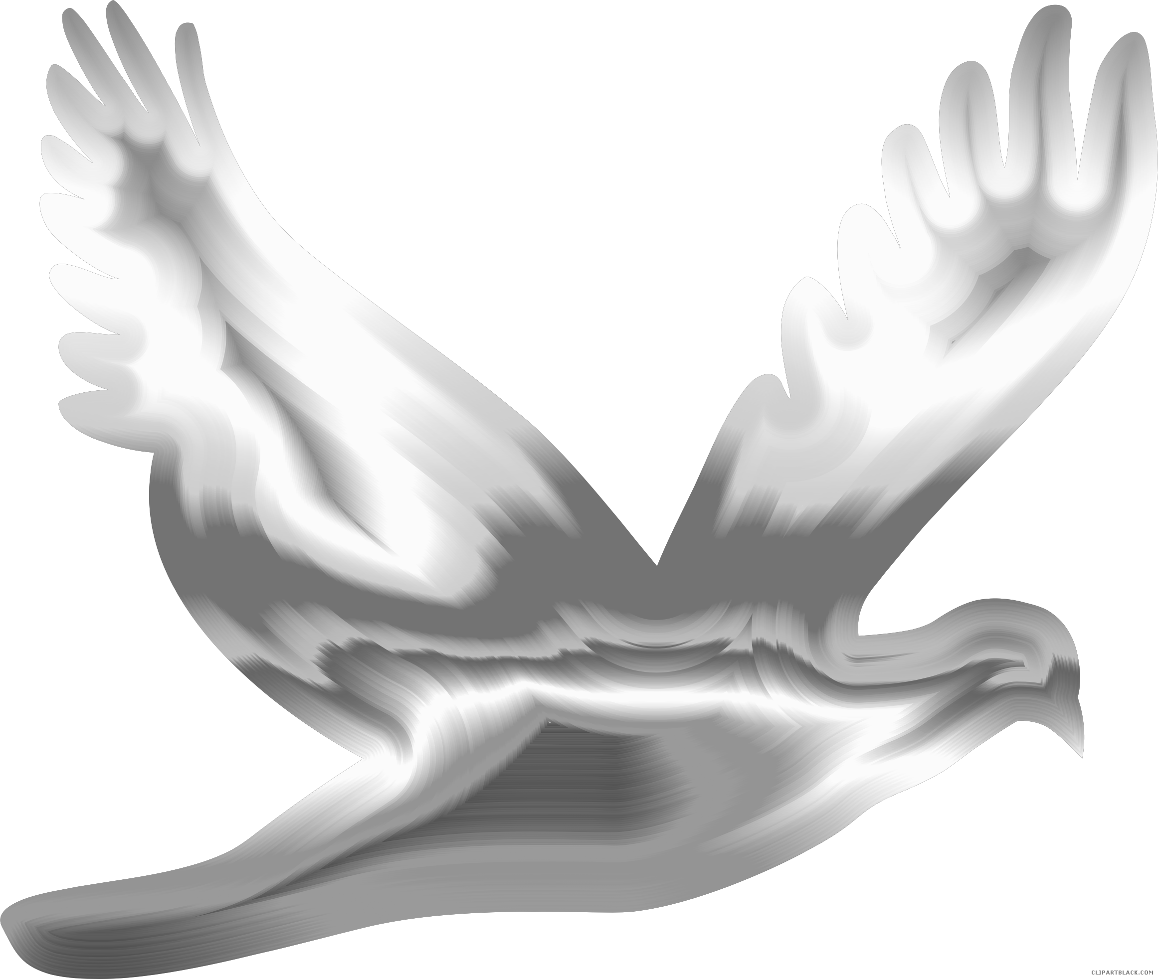 Doves Clipart Peace Prince - Dove Png No Background (2322x1964), Png Download