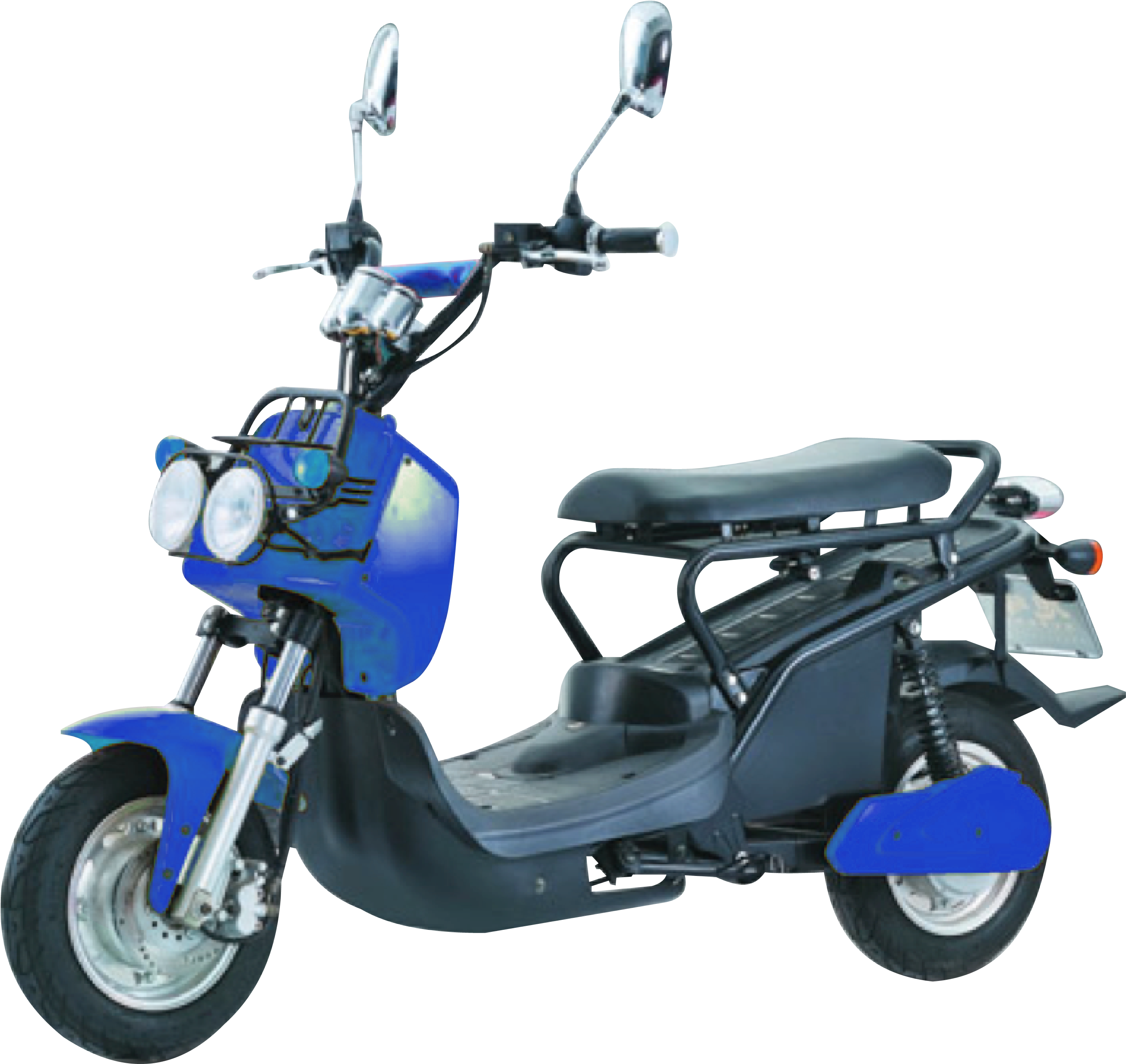 Eagle-blue - Scooter (3397x3201), Png Download