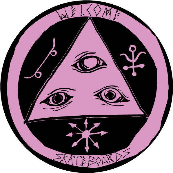 Welcome - Welcome Skateboarding (612x612), Png Download