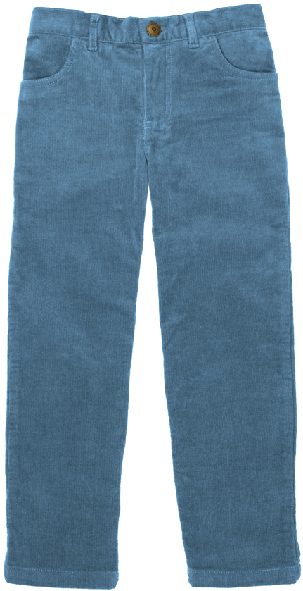 The Cord 4 Pocket Slate Blue P - Pocket (850x891), Png Download
