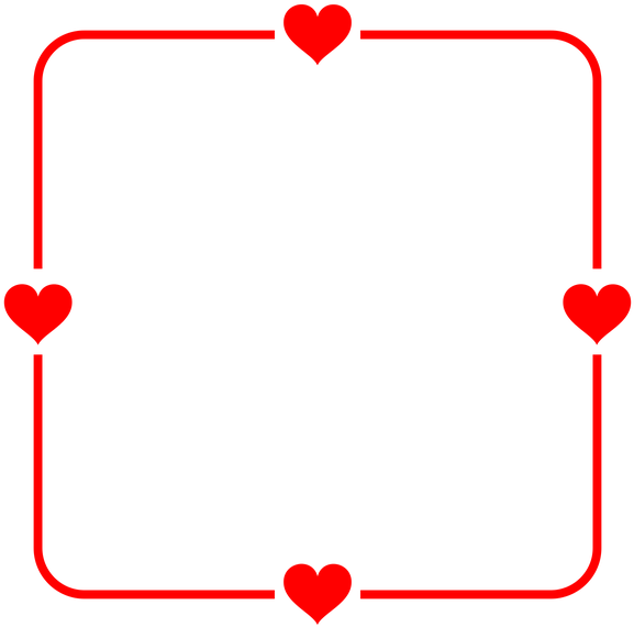 Frame, Heart, Red, Love, Photo Frame - Design Background Banner Png (720x720), Png Download