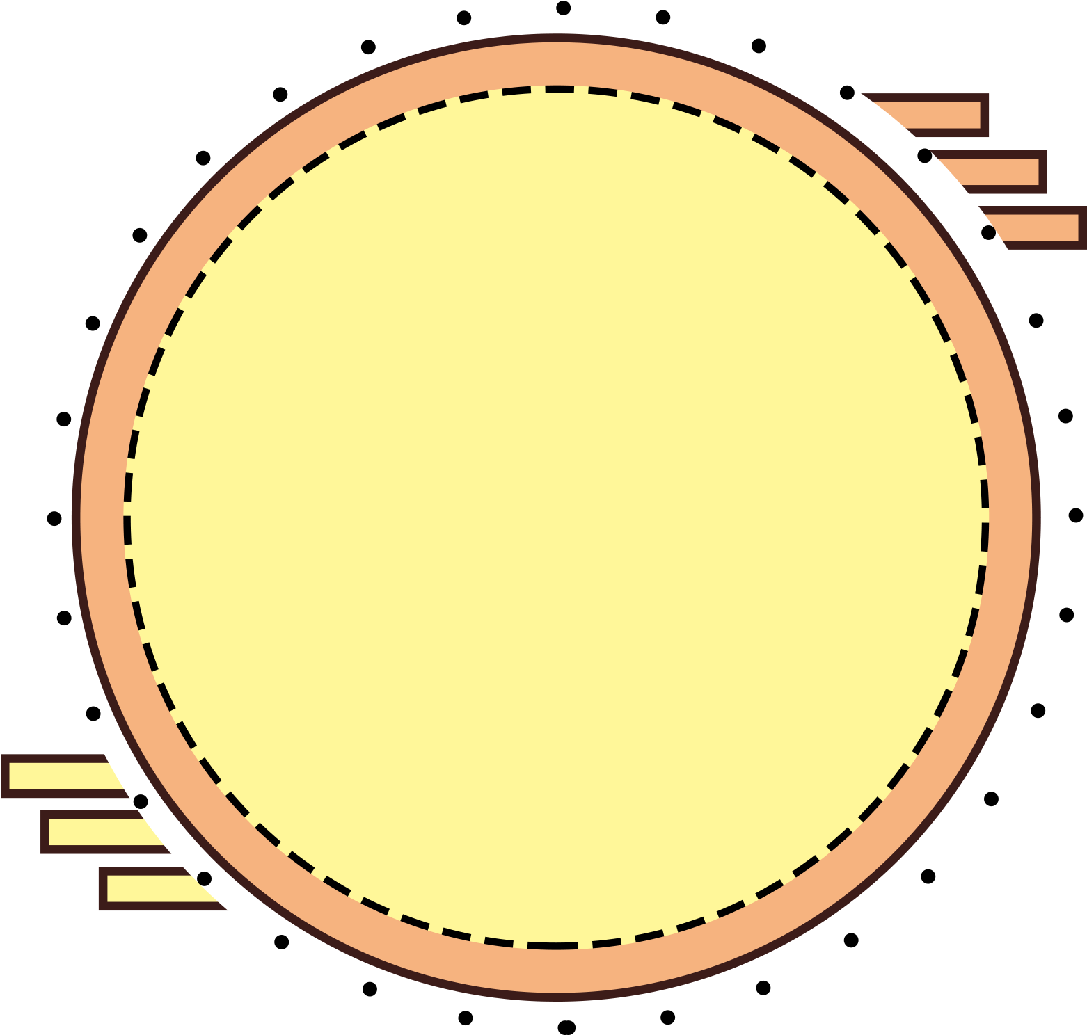 Memphis Border Cartoon E Commerce Simple Png And Psd - Apple Photo Black And White Clipart (2000x2000), Png Download