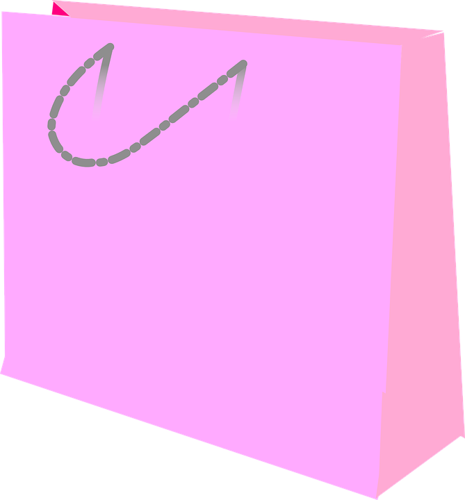 Shopping Bag Clipart Png Tumblr - Shopping Bag Clip Art (669x720), Png Download