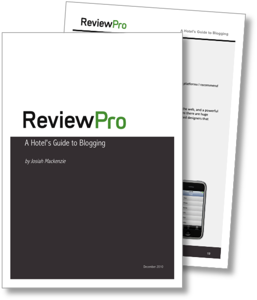 A Hotel's Guide To Blogging - Reviewpro (534x621), Png Download