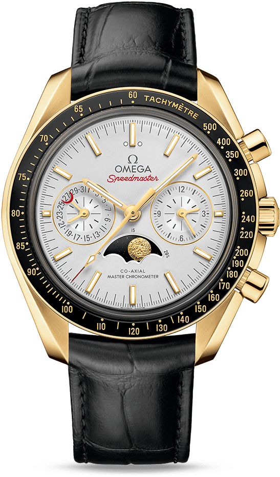 Download Moonwatch Omega Co-axial Master Chronometer Moonphase - Omega  32932445101001 - Full Size PNG Image - PNGkit