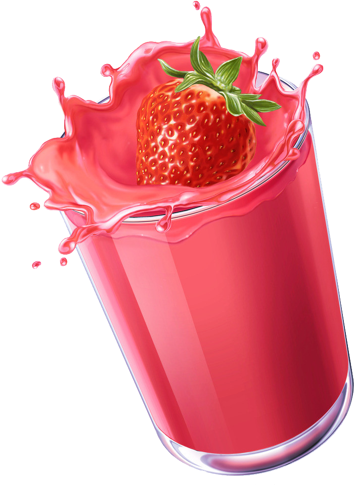 Strawberry Png Image & Strawberry Clipart - Juice & Milk Shake Png (794x1007), Png Download